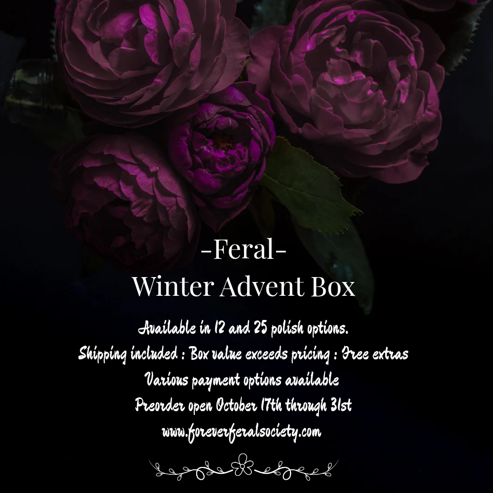 Feral : Winter Advent Box : 12 or 25 Polish Choice : PREORDER !!!