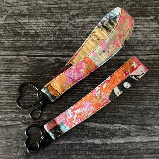 Nampa Bespoke Totes : Phantom Grafitti Wristlet Keychain