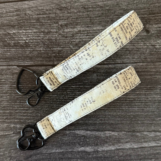 Nampa Bespoke Totes : Ghost Story Wristlet Keychain