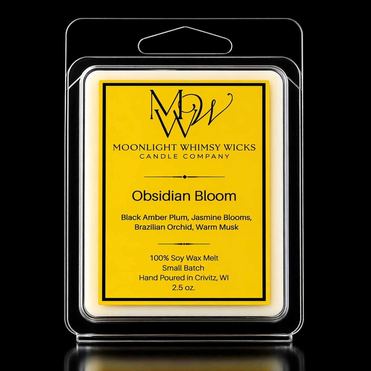 Obsidian Bloom | Luxury Wax Melt