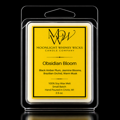 Obsidian Bloom | Luxury Wax Melt