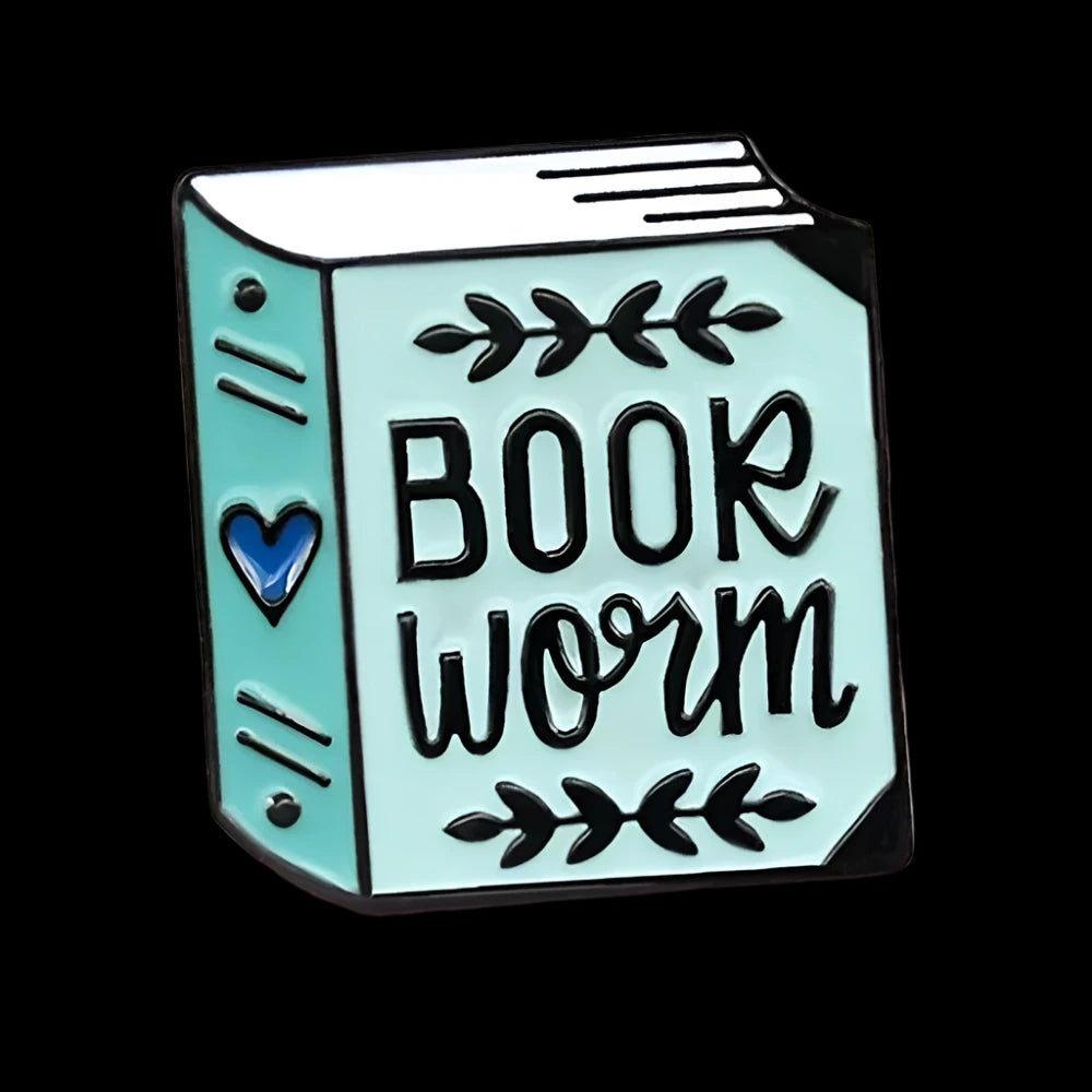 book worm : pins + buttons by feral