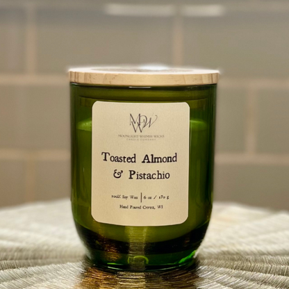 Toasted Almond Pistachio | Luxury Soy Candle or Wax Melt