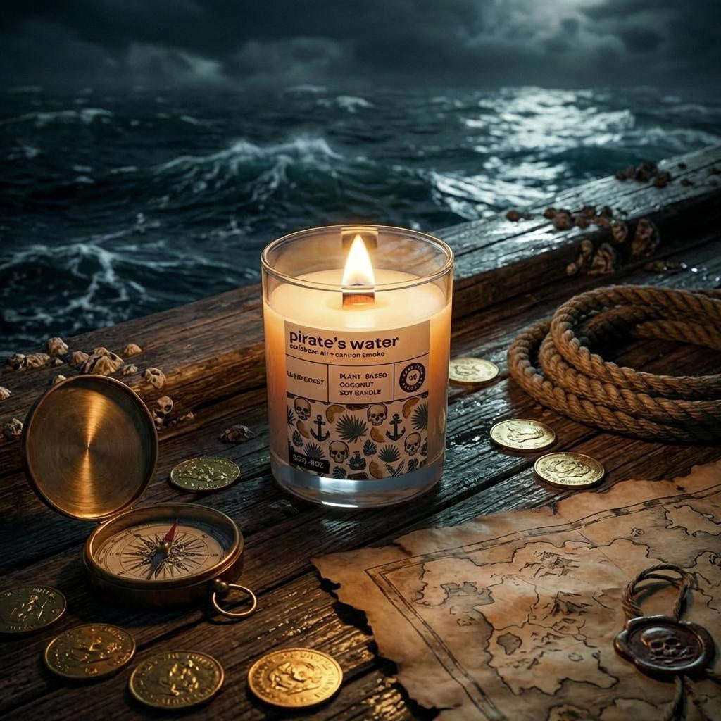 Pirate's Water Candle