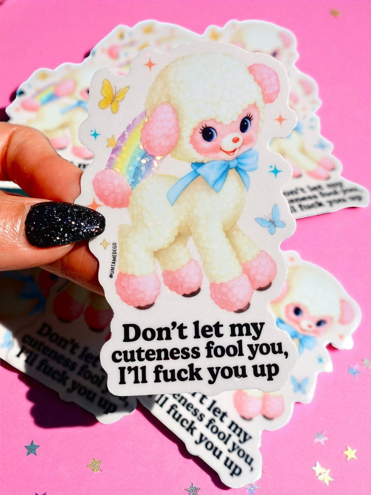 Don't Let My Cuteness Fool You Sticker