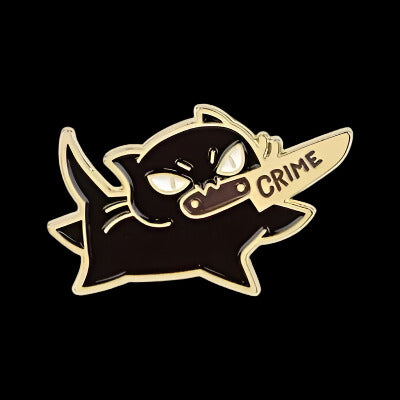 crime : pins + buttons by feral